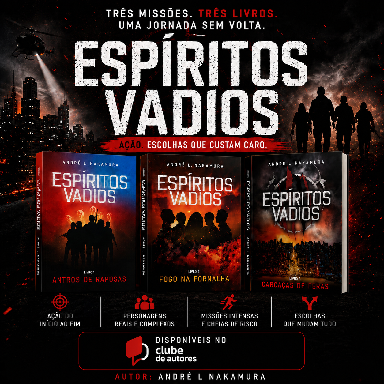 Evidência visual de Espíritos Vadios